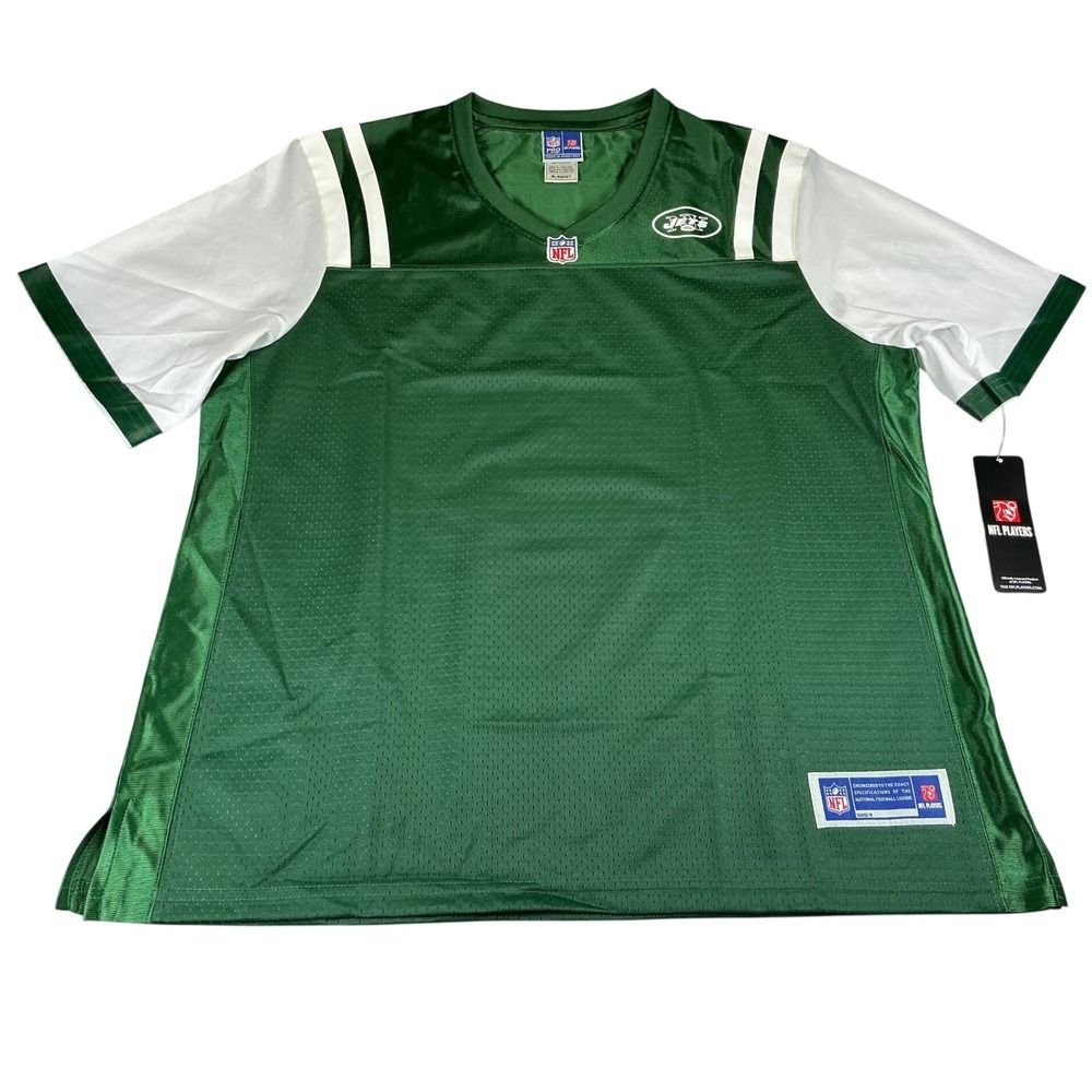 NFL Pro‎ Line New York Jets Women's Blank Team Jersey Green White XL NWT